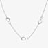 Hot Diamonds Sleek Sterling Silver 3x Interlocking Motif Necklace DN249