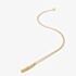 Hot Diamonds HD X Golden Edit Vertical Hope Bar Pendant Necklace DP849