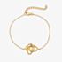 Hot Diamonds HD X Golden Edit Endless Gold Plated Diamond Interlocked Bracelet DL708