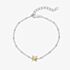 Hot Diamonds Coupled Two Tone Diamond Set Crossover Bracelet DL716