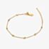 Hot Diamonds HD x Tasha Ghouri Gold Oval Bead Chain Bracelet DL684