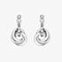 Hot Diamonds Silver Trio Ring Dropper Earrings DE388