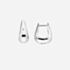 Hot Diamonds Soul Silver Huggie Hoop Diamond Earrings DE793