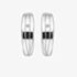 Hot Diamonds Sterling Silver Diamond Trio Huggie Hoop Earrings DE840