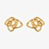 Hot Diamonds HD X Golden Edit Endless Gold Plated Diamond Interlocked Stud Earrings DE843
