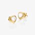 Hot Diamonds HD X Golden Edit Heart Mother Of Pearl Stud Earrings DE790