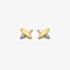 Hot Diamonds Coupled Two Tone Diamond Set Stud Earrings DE859