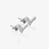 Hot Diamonds Silver Lustre White Topaz Stud Earrings DE877