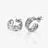 Hot Diamonds Silver String Half Hoop Earrings DE895