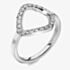 Hot Diamonds Behold White Topaz Statement Ring DR221