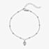 Hot Diamonds Silver Whisper Sterling Silver April Birthstone Bracelet SWB028