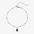 Hot Diamonds Silver Whisper Sterling Silver July Birthstone Bracelet SWB031
