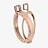 Hot Diamonds Emozioni 18ct Rose Gold Plated 33mm Coin Keeper EK004