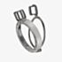 Hot Diamonds Emozioni Black Rhodium Plated Silver 33mm Coin Keeper EK024