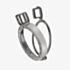 Hot Diamonds Emozioni Black Rhodium Plated 25mm Coin Keeper FK023