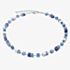 Coeur De Lion Ladies GeoCUBE Sodalite & Haematite Blue Bead Necklace 4017/10-0700
