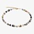 Coeur De Lion GeoCUBE Grey & Gold Multi Stone Necklace 2839/10-1216