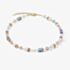 Coeur De Lion GeoCUBE Pastel Multi Stone Multi Coloured Necklace 4605/10-0720