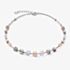 Coeur De Lion GeoCUBE Two Tone Agate Crystal Necklace 5061/10-1631