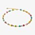 Coeur De Lion Boho Sunset Gold Tone Multi Colour Multi Stone Necklace 4413/10-1516