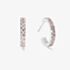 Coeur De Lion Stainless Steel Pink Cubic Zirconia Hoop Earrings 0146/23-1917