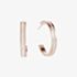 Coeur De Lion Rose Gold Tone Crystal Half Hoop Earrings 0149/21-1822