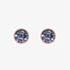 Coeur De Lion Rose Gold Tone Anthracite Crystal Stud Earrings 0218/21-1223