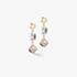 Coeur De Lion Three Colour Crystal Dropper Earrings 4545/21-1633