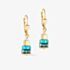 Coeur De Lion Boho Sunset Gold Tone Multi Colour Multi Stone Dropper Earrings 4413/20-1516