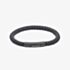 Unique Black Leather 21cm Black Stainless Steel Clasp Bracelet B554BL/21CM