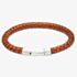 Unique Antique Brown Leather Braided Bracelet B543ADB/21CM
