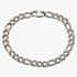 Unique Stainless Steel Figaro Chain Bracelet LAB-182/21CM