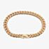 Unique Gold Tone Matte Curb Chain Bracelet LAB-202/21CM