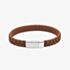 Unique Dark Brown Suede Magnetic Clasp Bracelet B562DB/21CM