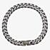 Unique Stainless Steel Black IP Plated Curb Necklace LAK-156/50CM