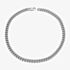 Unique Stainless Steel 50cm Matte Polished Curb Chain Necklace LAK-250/50CM