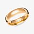 Unique Tungsten Carbide Gold Plated 6mm Band Ring TUR-144-6