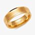 Unique Tungsten Gold Plated 7mm Brushed Band Ring TUR-165