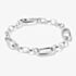 THOMAS SABO Charm Club Connect Silver 3x Oval Link Charm Bracelet C1203-001-21