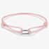 THOMAS SABO Charm Club Connect Pink Textile Bracelet C1210-001-9-L24V