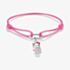 THOMAS SABO Hello Kitty Waving Charm and Pink Textile Bracelet A2242-M07-9-L24V