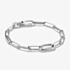THOMAS SABO Charm Club Connect Silver Plated Paperclip Chain Charm Bracelet C1205-M02-21