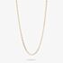 THOMAS SABO Gold Plated Figaro Charm Necklace KE2329-413-39-L45v