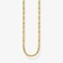 THOMAS SABO Gold Plated Singaporean 45cm Twist Curb Chain KE2284-413-39-L45v