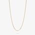 THOMAS SABO Charm Club Connect Gold Plated 45cm Paperclip Oval Link Necklace KE2328-413-39-L45v