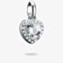 THOMAS SABO Charm Club Connect Silver Cubic Zirconia Heart Charm CC1278-051-14