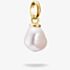 THOMAS SABO Charm Club Connect Gold Plated Freshwater Pearl Charm CC1282-430-14