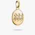 THOMAS SABO Charm Club Connect Gold Plated 333 Angel Number Charm CC1250-414-14