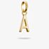 THOMAS SABO Charm Club Connect Gold Plated Letter A Charm CC1207-413-39