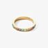 Coeur De Lion Gold Tone Pastel Multi Colour Crystal Eternity Ring 0127-40-1590
